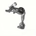 Diarycat Bicycle parts, namely, derailleurs High Strength Road Bike Rear Derailleur - Shifter Kit, Silent, Accurate, Black, Iron & PC Material, Outdoor Cycling Gear