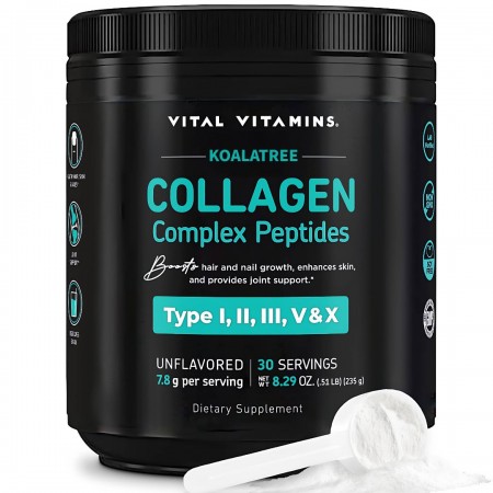 Koalatree Vitamins Collagen for Women & Men - Type I, II, III, V, X Multi Collagen Pills - Grass Fed, Non-GMO - 150 Capsules