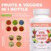 Koalatree Dietary supplements Vital Super Fruits & Veggies - Daily Superfood Capsules for Adults - Fruit & Vegetable Supplements to Boost Immunity & Energy - 2-in-1 Formula for Overall Wellness - Fruit and Vegetable Capsules