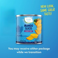 claw city Canned fruits and vegetables Dole Mango Slices in Heavy Syrup - Dole Canned Fruit - Rich Source of Vitamin C - 15.5 oz Cans - 6PCS