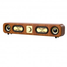 Barledear Wireless speakers Retro Wireless Speaker, Portable Bar Speaker with Stereo Surround Sound, Rechargeable Battery, USB Charging, TF Card AUX USB Playback, Wireless 5.0 Speaker for Home Theater TV