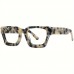 Music beaver Eyeglasses Classic Tortoise Shell Acetate Eyeglasses - Unisex Fashion Square Frame Glasses for Running, Comfortable Decorative Eyewear