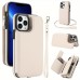 Cloudangle Cell phone cases for iPhone 12with Card Slot Holder, Magnetic Flip Folio Case, Zipper  with Detachable Lanyard 