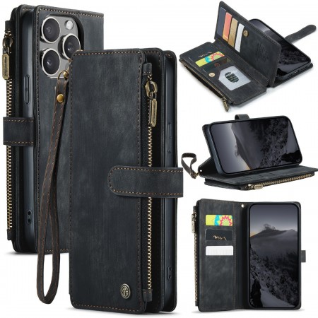 Ourcupid Cell phone cases for iPhone 13 Case, Case for Women Men, Durable PU Magnetic Flip Strap Wristlet Zipper Card Holder  Phone Cases