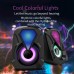 Shellrabbit Wireless speakers Deep Bass Computer Speakers, Stereo 2.0 USB Powered 3.5mm Aux Multimedia Speakers with Built-in Bottom Bass Radiators for PC Laptop Desktop, Black 2pcs