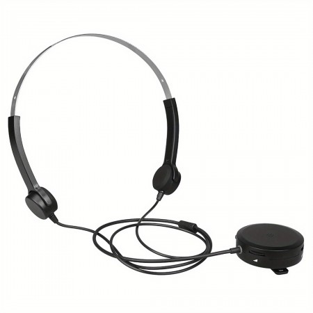 Friendeer Headphones Bone Conduction Headsets Wired Headphones Sound Pick-up AUX IN Black