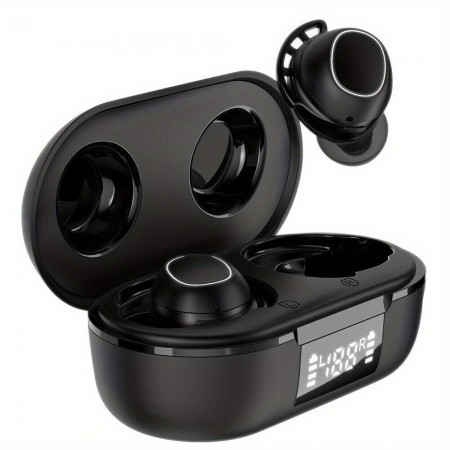 Rosewhale Headphones pgraded Version Wireless Earbuds for Sport,  LCD​ Power Display in-Ear Headphones, Immersive Sound Bass, Touch Control