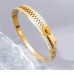 Mytheart Bracelets Elegant Stainless Steel Bangle Bracelet with Sparkling Cubic Zirconia - Vintage-Inspired, Perfect for Casual Attire & Gifting