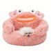 Superone Pet cushions Cartoon Character Shaped Plush Dog , PP Cotton, Comfy Warm Cuddle for Extra Small to Medium Dogs & Cats, Non-Assembled Pet 