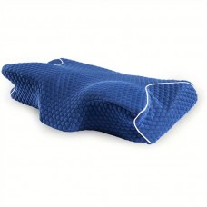 Tickeagle Pillows Ergonomic Memory Foam Neck Pillow, Orthopedic Contour Design, Soft & Firm Cervical Support for Side, Back, Stomach Sleepers, Modern Style, Machine Washable, Zipper Closure, Space Theme, Knitted Polyester Cover