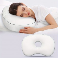 Lifehoney Pillows Hypoallergenic Side Sleeper Pillow with Ear , Adjustable Support for Side Sleepers, Pressure Relief for Ear Pain & Inflammation, No Electricity Needed