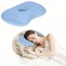 Bellcat Pillows Ultra-Soft Portable Pillow for Office Naps & Travel - Hypoallergenic, Lightweight with Ear Support, Machine Washable - Blue