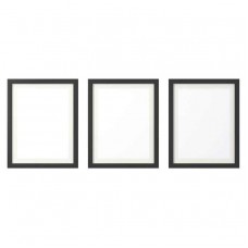 Shelldear Picture Frames Black Photo Frame for Home Decor and Display Unique Design Ideal for Family Memories and Special 3pcs