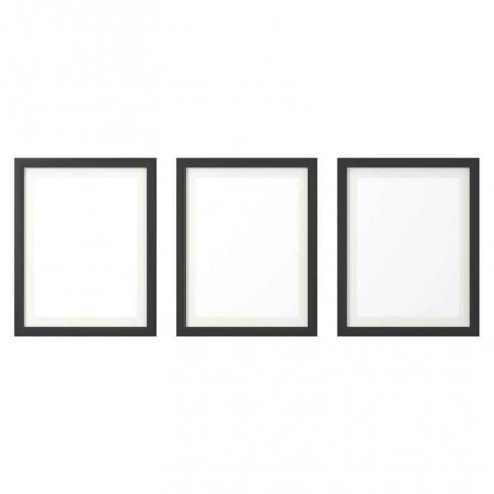 Shelldear Picture Frames Black Photo Frame for Home Decor and Display Unique Design Ideal for Family Memories and Special 3pcs