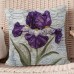 Maystar Cushions Flower Poem 45.72x45.72cm Plush Throw Pillow - Double-Sided, Zip Closure, Machine Washable for Home, Office, and Farmhouse Decor, Short Plush, Without Embroidery, Car Decor, Seasonal Accent