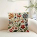 Dearforest Cushions Vintage-Inspired Swedish Floral Throw Pillow , 45.72x45.72 cm, Double-Sided Print, Short Plush Polyester with Zip Closure - Ideal for Bedroom, Office, Car, and Farmhouse Decor, Machine Washable 
