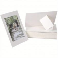Enjoycity Paper photo frames 60pcs Modern White Paper Picture Frames 4x6 with Easel - Perfect for DIY, Weddings & Classroom Decor