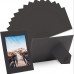 Onlystar Paper photo frames 50pcs Black Paper Photo Frame, Single Bracket Horizontal And Vertical Dual-use, For Desktop DIY Wall Decor, Art Home Decor, For Birthday Party Decor, Wedding Anniversary Party Christmas Gift