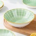 Teadiary Bowls 4pcs Emerald Green Ceramic Rice Bowls with Golden Rim - Luxurious, High-End Tableware for Home & Commercial Use, Lead-Free, Ideal for Serving Nuts, Grains