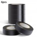 Luckstar Electrical insulating tape 6pcs10m Electrician Tape Insulation Waterproof Black Tape Electrician Tape PVC Flame Retardant High Temperature Tape