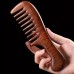 Petrain Combs Sandalwood Wide-Tooth Hair Comb - Anti-Static Wooden Detangling Comb for Normal Hair, Natural Wood Scalp Massage Comb, Ideal Household Gift