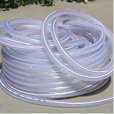 Luckstar Watering hose 118-Inch Flexible PVC Water Hose - Thread, Transparent Corrugated Garden & Lawn Care Tool