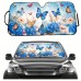 Suntiger Automotive windshield shade screens Butterfly Print Car Windshield Sunshade - UV Protection for Vehicle Interior, Fits Most Models