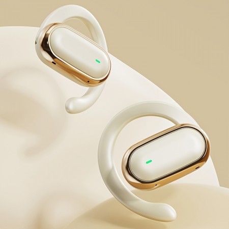 Flylion Headphones Ear-hanging Headphones, Wireless Sports Running Open Ear Headphones, New Type Of Open-type Ultra-long Standby Game E-sports Headphones Lovers Equipped With A Large Capacity Smart Digital Display Charging Cabin