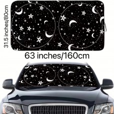 Jellywolf Automotive windshield shade screens Car Sunshade Summer Car Sun Protection Sunshade Front Glass Sunshade Car Sunshade Car Windshield Sunshade Blocks Sunlight, Ultraviolet Rays and Heat Protects Car Interior