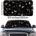 Jellywolf Automotive windshield shade screens Car Sunshade Summer Car Sun Protection Sunshade Front Glass Sunshade Car Sunshade Car Windshield Sunshade Blocks Sunlight, Ultraviolet Rays and Heat Protects Car Interior