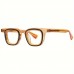 Girland Eyeglasses Acetate Square Frame Eyeglasses for Running - Fashionable Mixed and Matched Design for Daily Wear or Style Statement - Board Material