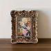 Roomango Picture Frames Vintage American-Style Resin Photo Frame - Lightweight, Painted Finish for Wall & Bedroom Decor