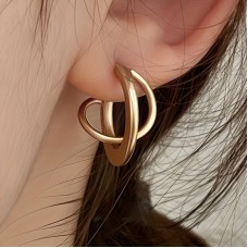 Jellycode Earrings Hypoallergenic Elegant Simple Alloy Hoop Earrings for Women - Versatile for Daily & Party Wear - Ideal for Christmas & Valentine'S Day Gift