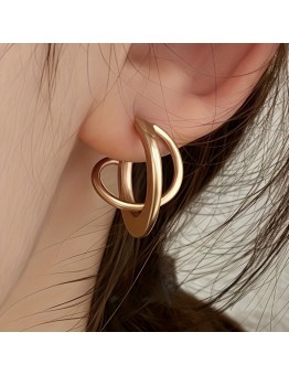 Jellycode Earrings Hypoallergenic Elegant Simple Alloy Hoop Earrings for Women - Versatile for Daily & Party Wear - Ideal for Christmas & Valentine'S Day Gift
