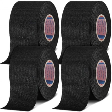Lifeday Electrical tape Automotive Wire Harness Tape - Heat-Resistant Electrical Wrap for Cable Protection & Insulation 4 Rolls