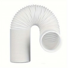 Chicat Flexible tubes of plastic Portable Air Conditioner Exhaust Hose - 5.1/5.9" Diameter Anti-Clockwise Threaded AC Vent Replacement Tube in Durable Plastic Material - Fits Europe and America Standard Connectors