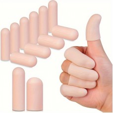 Storymoon Finger guards for medical purposes Latex-Free Silicone Finger Protectors, Flexible and Comfortable for Healing Cracked Skin, Customizable Fit, Easy to Wear, Unscented for Protection and Friction Relief 20pcs 