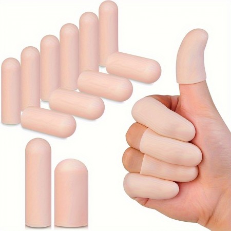 Storymoon Finger guards for medical purposes Latex-Free Silicone Finger Protectors, Flexible and Comfortable for Healing Cracked Skin, Customizable Fit, Easy to Wear, Unscented for Protection and Friction Relief 20pcs 