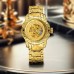 Maxlife Watches Self-Winding Full-Automatic Mechanical Watch - Vintage Dragon Zodiac for Men, Zinc Alloy Strap & Case Gift Without Battery