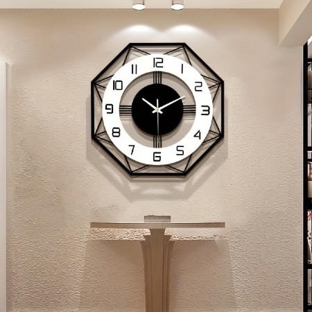 Owlland Clocks Wall Clocks For Living Room Decor Modern Silent Wall Clock For Home House Kitchen Bedroom Decorative Battery Operated Quartz Clock For Bathroom Outdoor Indoor