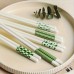 Chicat Chopsticks 5 Pairs Ceramic Chopsticks Set, Non-Slip, Reusable, High-Temperature Resistant, Ideal for Cooking & Dining, Dishwasher Safe, with Perfect for Home & Restaurant Use, for Christmas, Halloween, Easter, Hanukkah, Thanksgiving