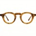 Koalacat Eyeglasses Vintage-Inspired Acetate Eyeglasses for Running - Comfortable Board Material, Metal-Free Frame, Retro Round Design, Autumn Warm Tones - Fashionable Decorative Glasses