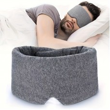 Berrycat Sleep masks Full Coverage Modal Sleep Eye Mask - Unisex Adult Soothing Cotton Nap & Travel Blindfold, Breathable, Latex-Free, All Skin Types, Unscented, Adjustable Comfort Fit