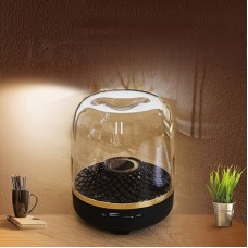 coral fish Personal stereos Compact Black Wireless Mini Stereo Speaker with 360° Surround Sound, 7 LED Lighting Effects, USB Type-C Charging, Wireless Connectivity