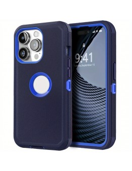 Squirrel cat Cell phone cases Protective Case Compatible With for iPhone 14 Pro Max Heavy Duty Shockproof Rugged 3-Layers Phone Cover Blue