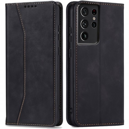 Wild snake Covers for smartphones Protective Case Compatible With for Samsung Galaxy S21 Ultra 5G Heavy Duty Shockproof Rugged Faux Leather Magnetic Flip Card Holders Kickstand Phone Cover Black