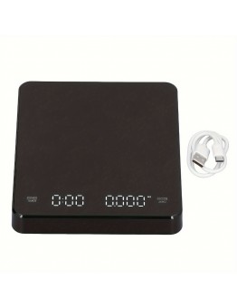 Sharkite Scales 3000g/0.1g High Precision Digital Espresso Coffee Scale with Mini Smart Timer, USB, and Kitchen Gadgets for Men and Women