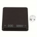 Sharkite Scales 3000g/0.1g High Precision Digital Espresso Coffee Scale with Mini Smart Timer, USB, and Kitchen Gadgets for Men and Women