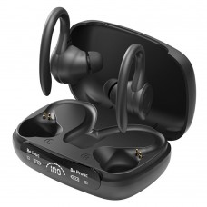 Holidaydeer Headphones 160Hrs Playtime with Charging Case Wireless Earbuds Headphones LED Diaplay eatproof Noise Canceling Over Earphone Christmas, Festival, New Year's Gift