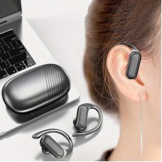Light tree Headphones Outdoor Sports Headphones with Noise Cancellation Voice Call, 13mm HQ Drivers, Touch Control, Wireless In-Ear Headset for Android iOS, USB Charging